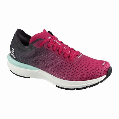 Salomon SONIC 3 Accelerate W - Naisten Juoksukengät - Pinkki/Valkoinen